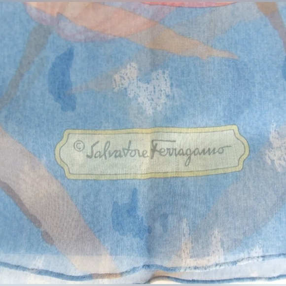 Salvatore Ferragamo Floral Silk Scarf in Box ππΈπ - Picture 13 of 17